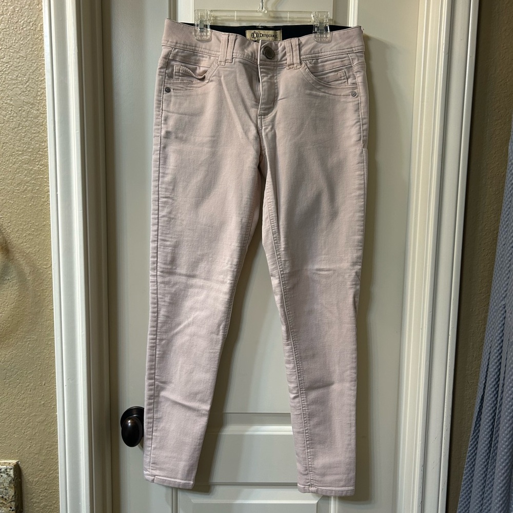 2 Pale Pink Democracy Skinny pants
